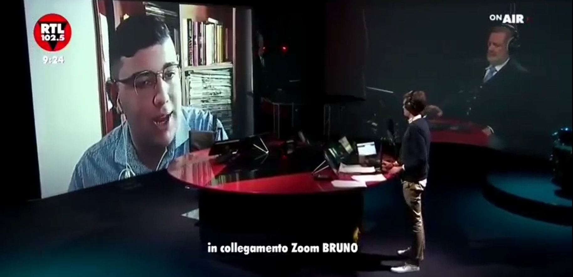 Bruno Rachiele intervistato da RTL 102.5
